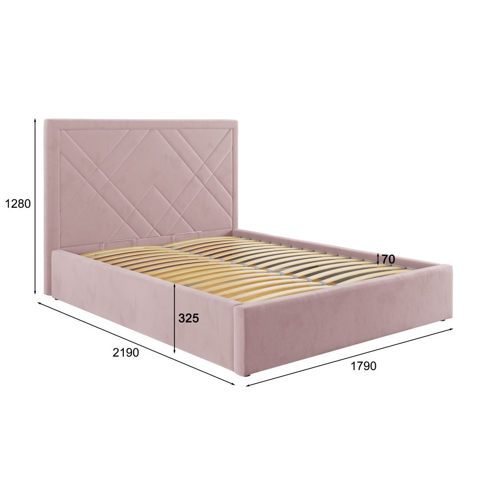 Кровать с подъемным механизмом Дарси, 8611.т0.да310у