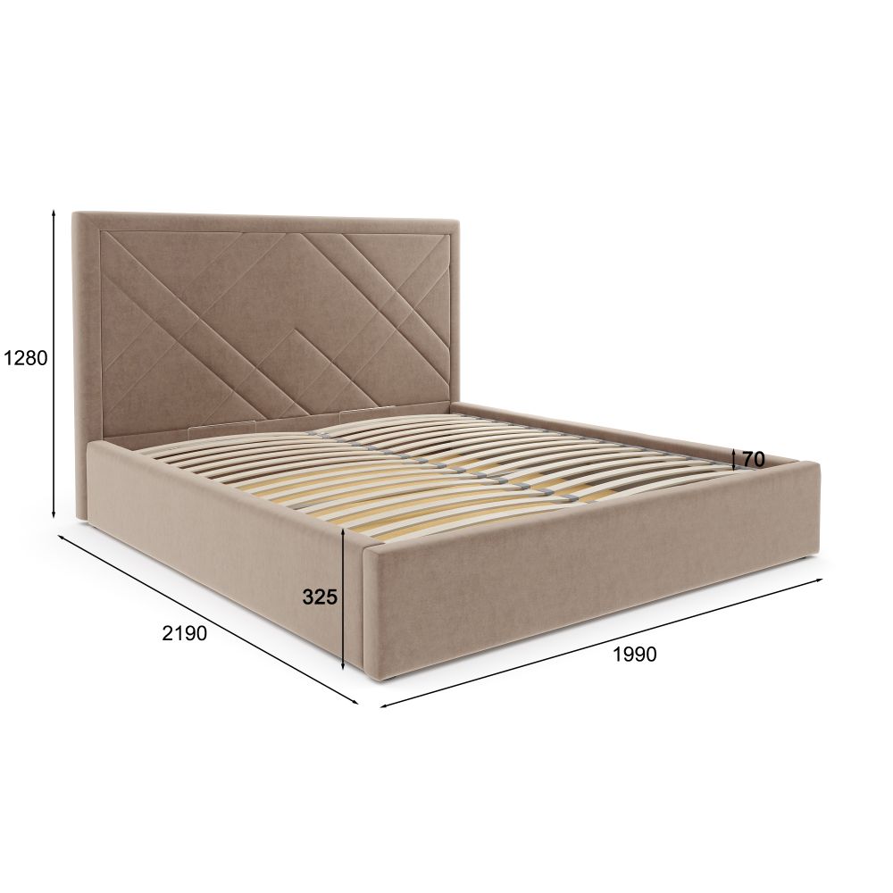 Кровать с подъемным механизмом Дарси, 8612.т0.фо230у