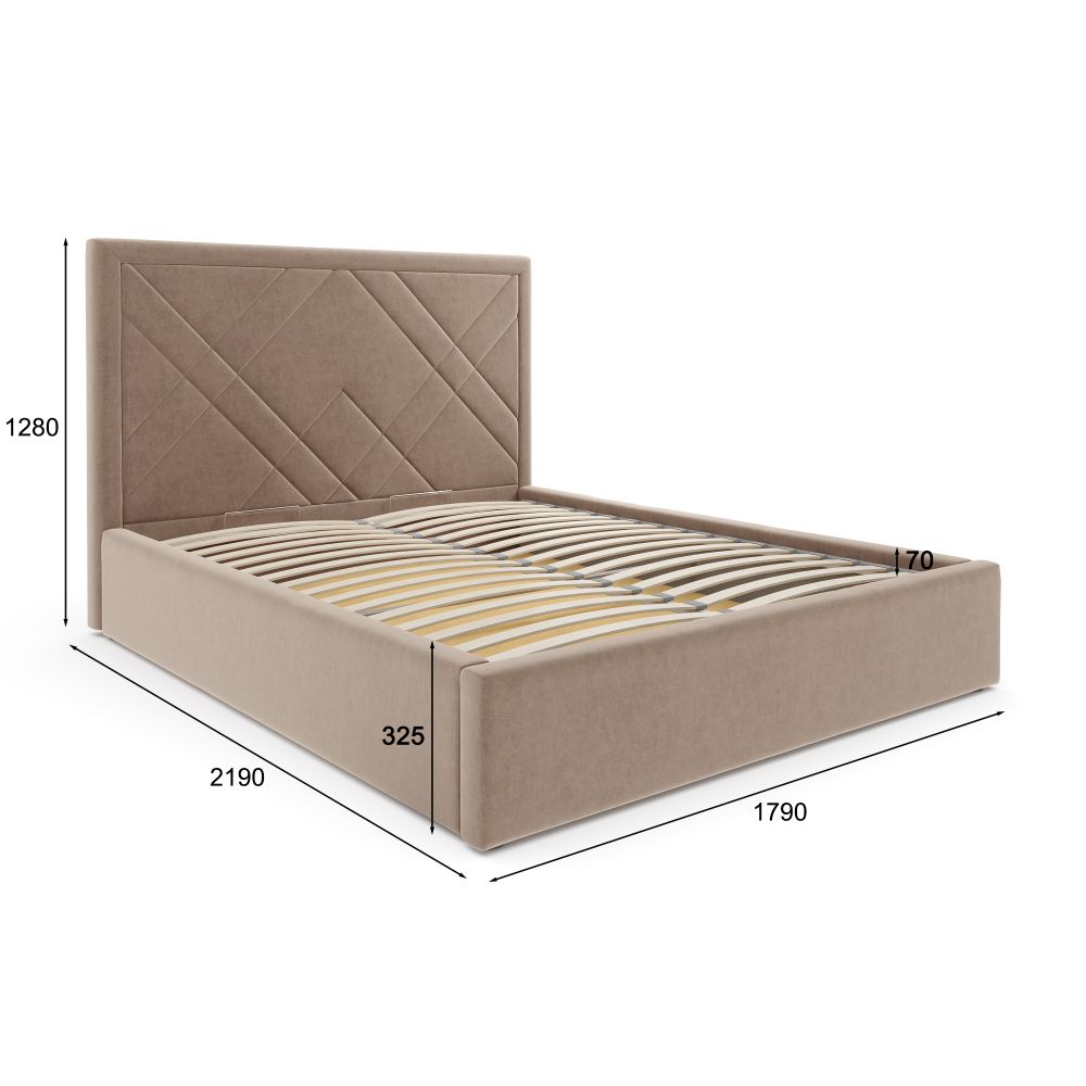 Кровать с подъемным механизмом Дарси, 8611.т0.фо230у