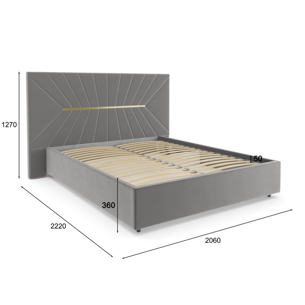 Кровать с подъемным механизмом Антуанетта, 9236.т.зпр25.25у