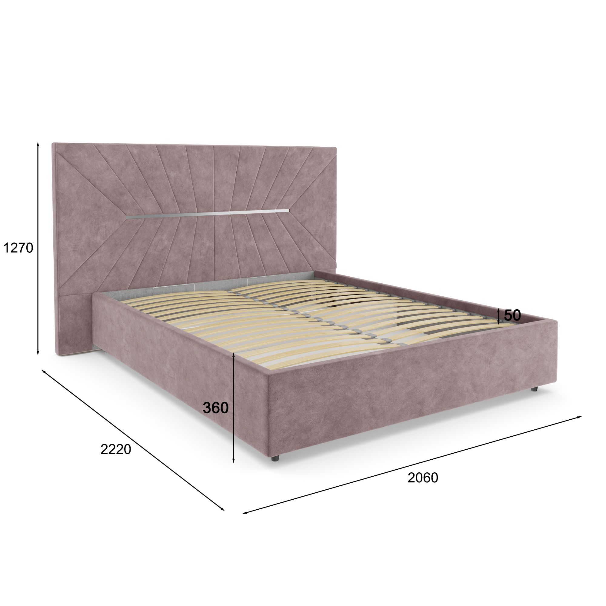 Кровать с подъемным механизмом Антуанетта, 9236.т.скш810.810у