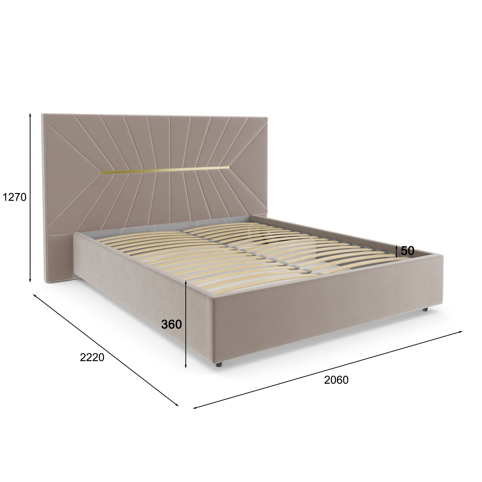 Кровать с подъемным механизмом Антуанетта, 9236.т.зпр09.09у