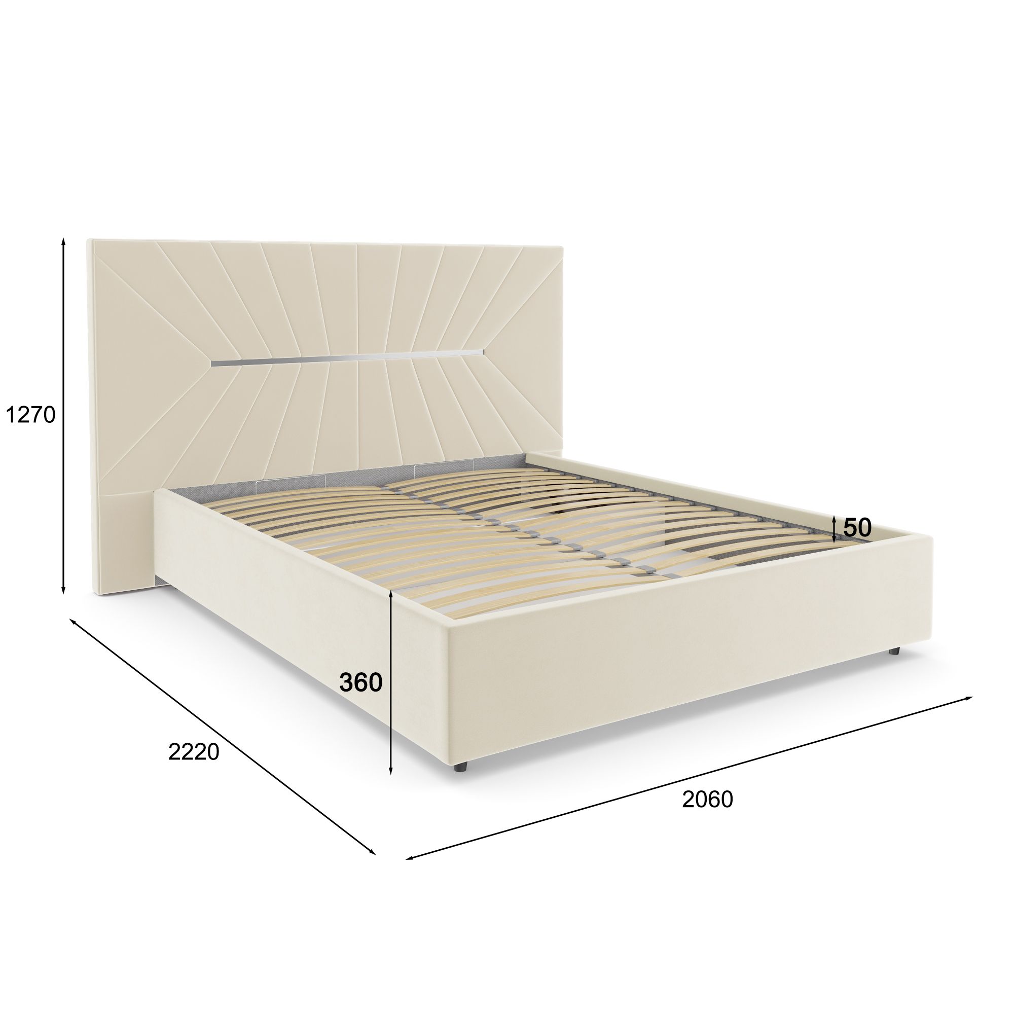 Кровать с подъемным механизмом Антуанетта, 9236.т.спр01.01у