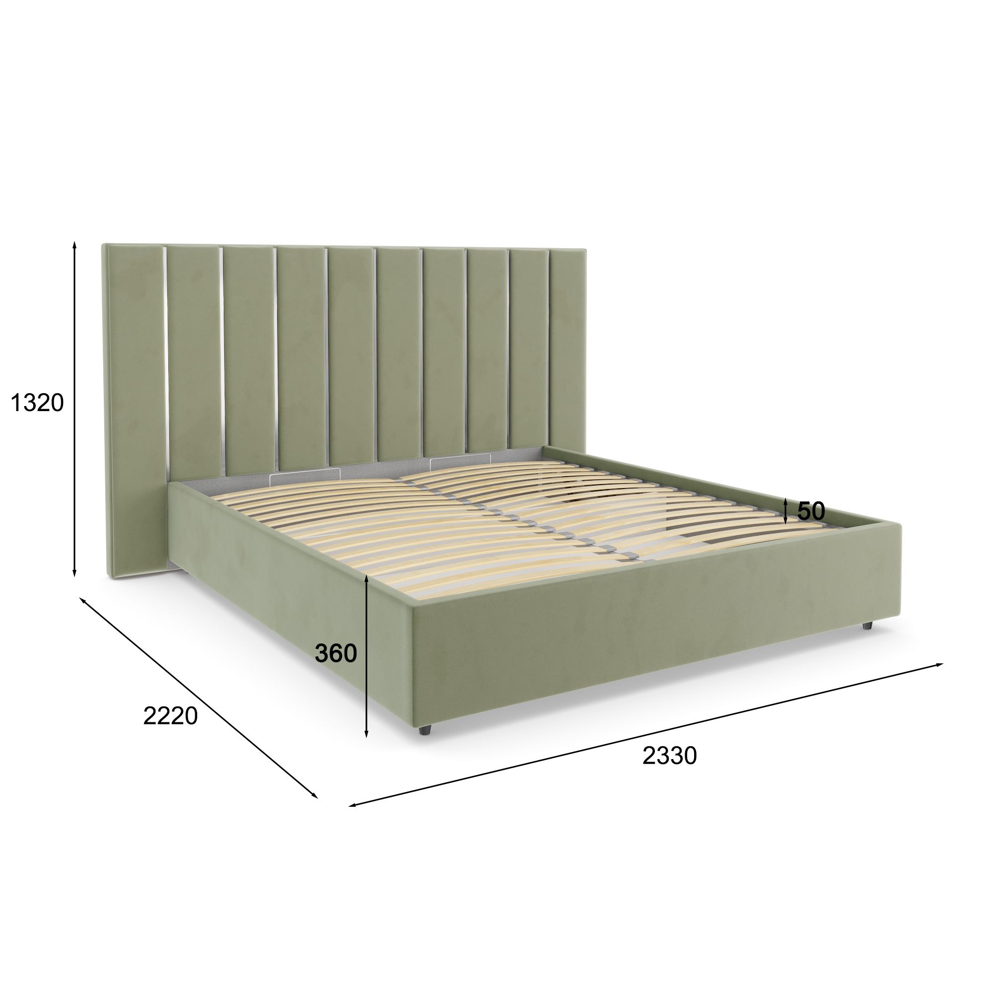 Кровать с подъемным механизмом Луиза, 9278.т.сда694.694у