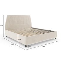 Кровать с подъемным механизмом Линда, 8606.то.эл100у