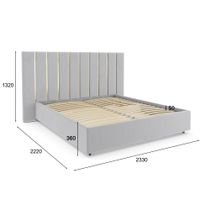 Кровать с подъемным механизмом Луиза, 9278.т.зда900.900у