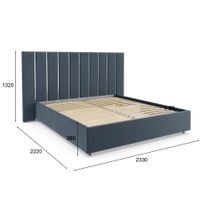 Кровать с подъемным механизмом Луиза, 9278.т.сда997.997у
